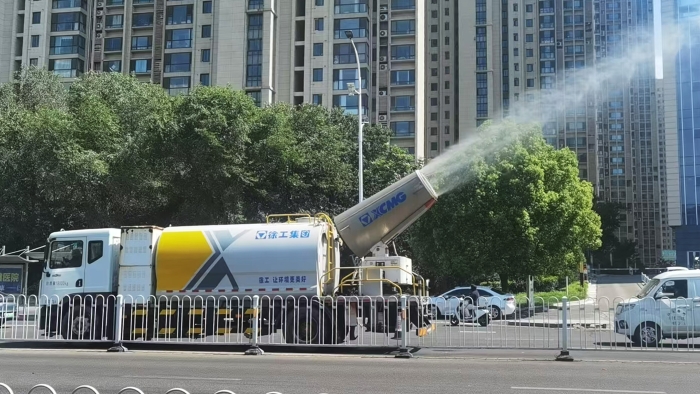 豪利777多职能抑尘车，助力家乡南阳环境，更“净”一步！